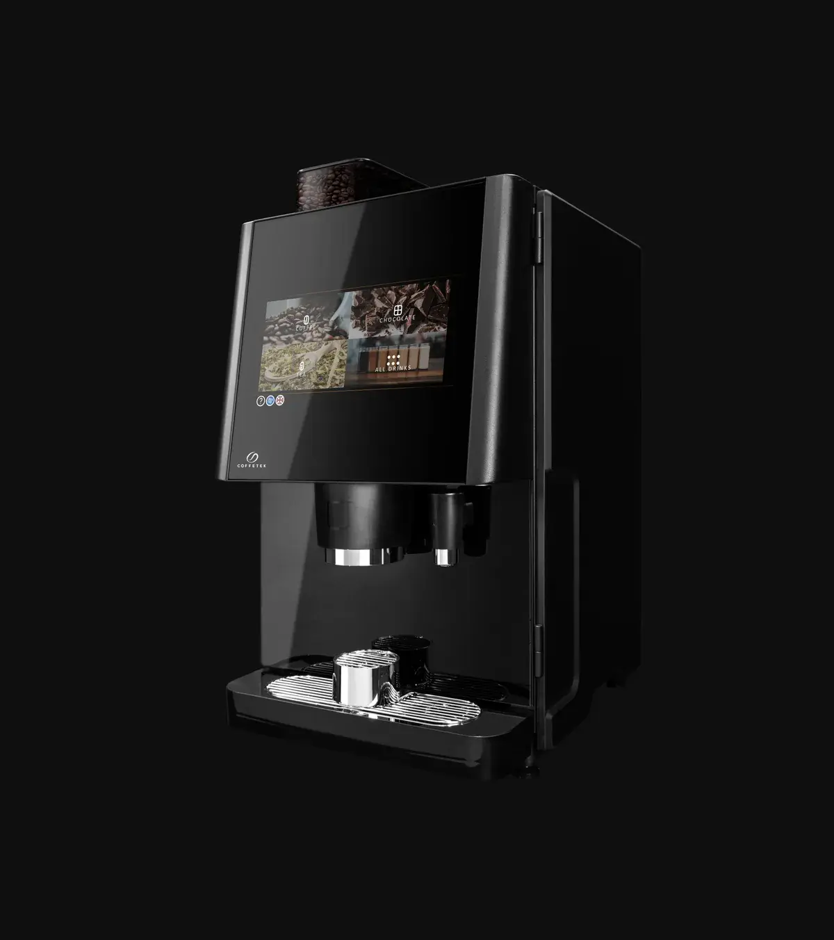 Coffetek Vitro Series 3 coffee machine, three-quarter angle view