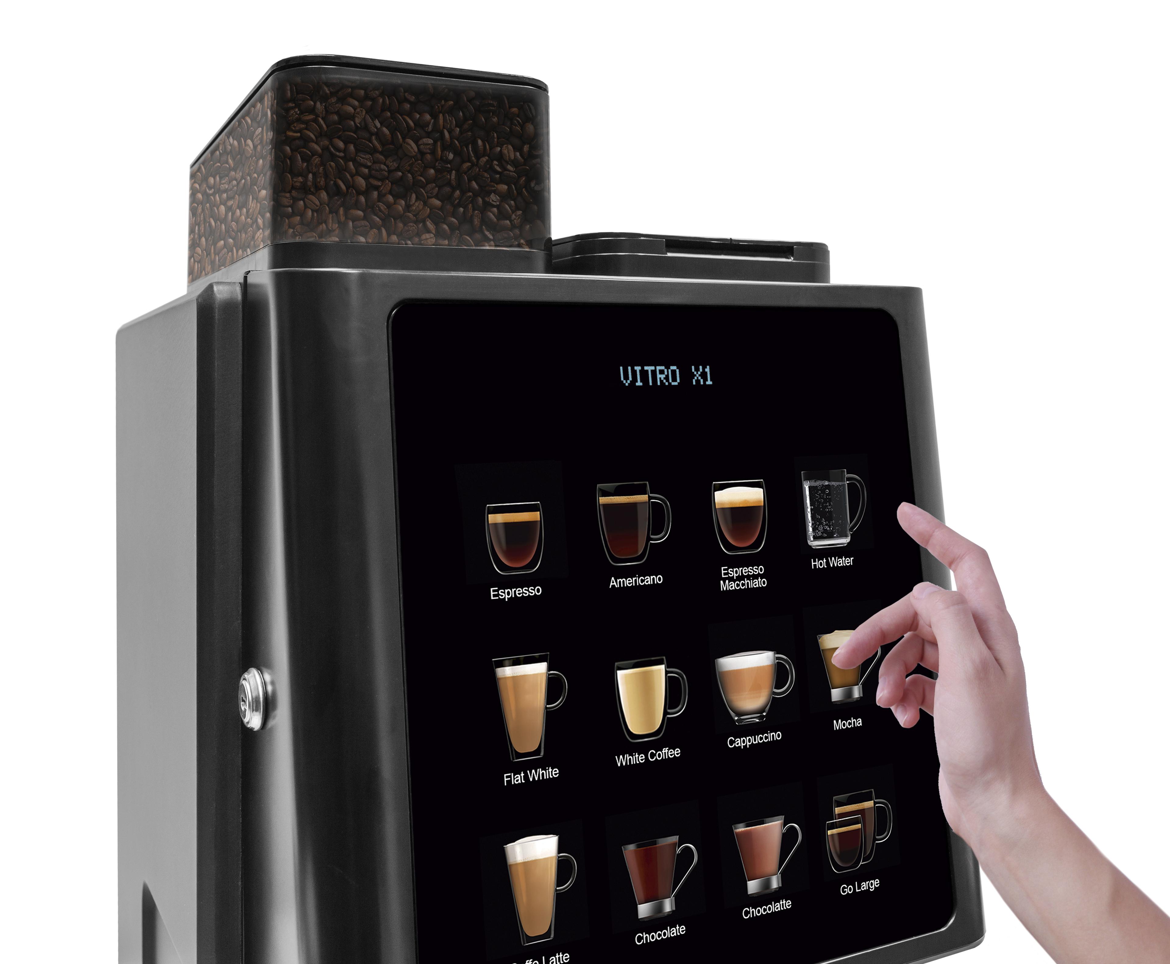 Coffetek Vitro X1 selection panel detail