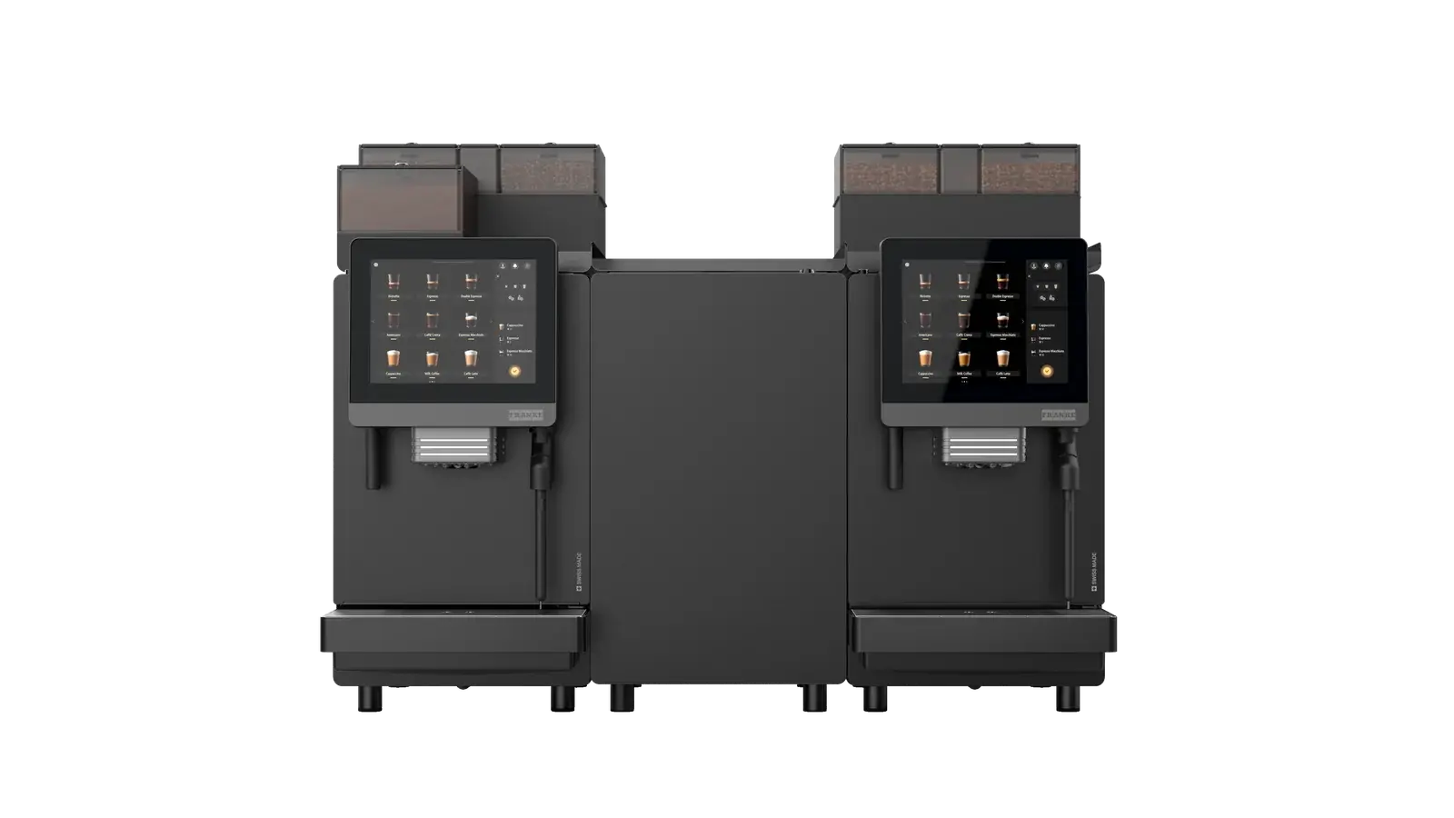 Franke A Line A800 in twin configuration for peak-throughput sites, front view